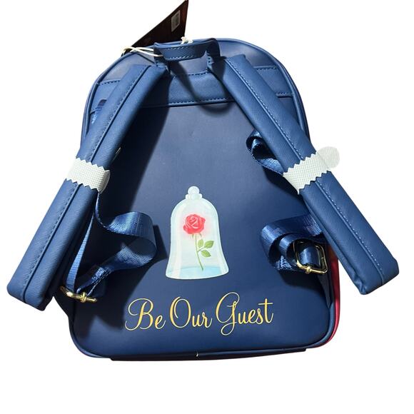 Loungefly WonderCon Limited Edition Beauty & the Beast Ballroom Mini Backpack - Picture 6 of 7